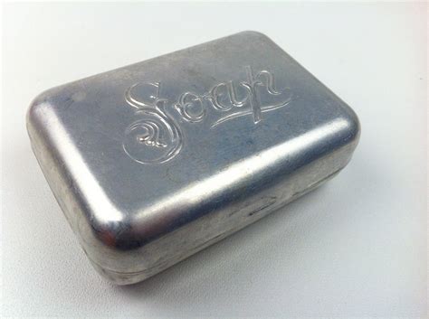 vintage metal soap box from a railroad worker|antique railroad equipment.